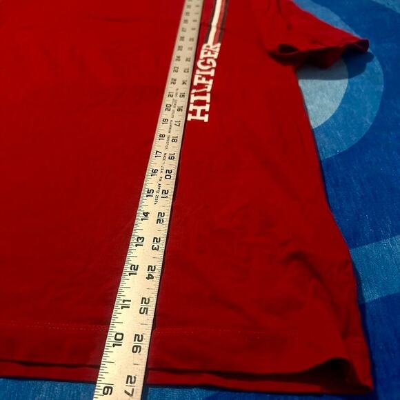 Tommy Hilfiger Vertical Stripe Logo Tee - Picture 4 of 6